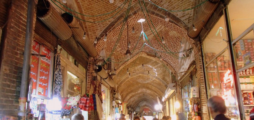 Marché de Tabriz, Iran