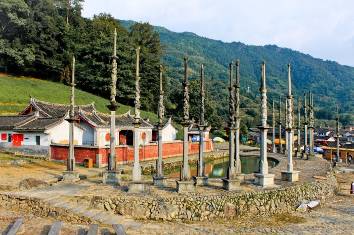 Temple du village Taxia