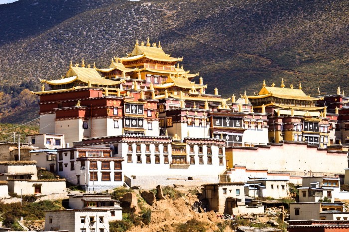 Le monastère Gompa Ganden Sumtseling, Shangri-La