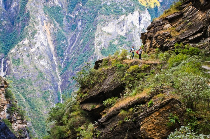 Les falaises vertigineuses des Gorges du Saut du Tigre