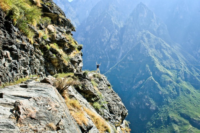 Les falaises des Gorges du Saut du Tigre