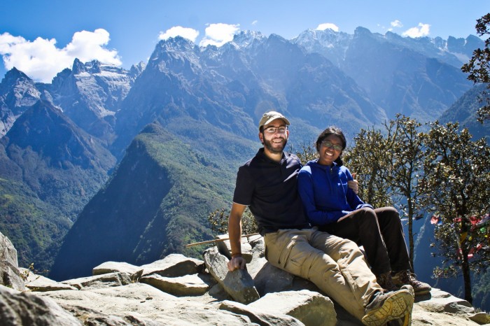 Gorges du Saut du Tigre, pause sur les rochers