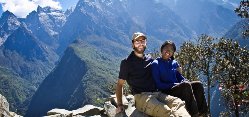 Gorges du Saut du Tigre, pause sur les rochers