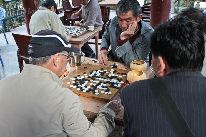 Joueurs de go à Kunming