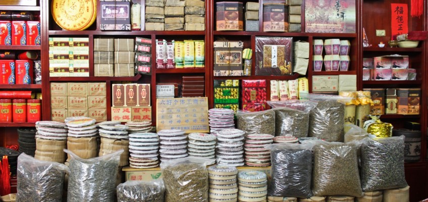 Vendeur de thé à Lijiang