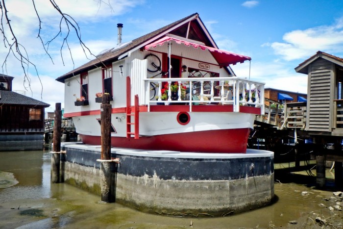 Sausalito, bateau maison