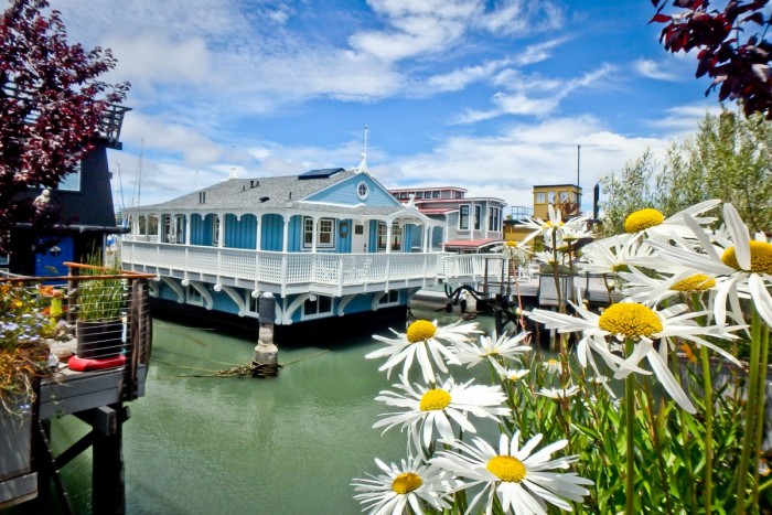 Sausalito, maison fleurie