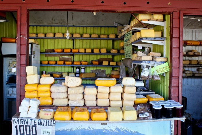 Beurre et fromages à Puerto Montt