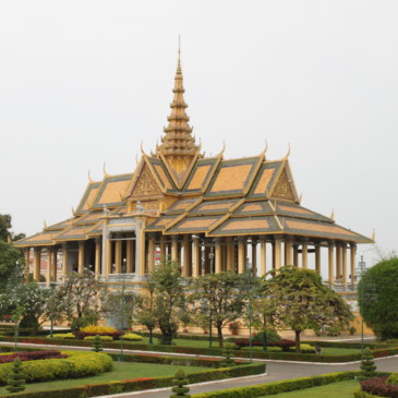 Visite du palais royal à Phnom Penh et de Wat Phnom