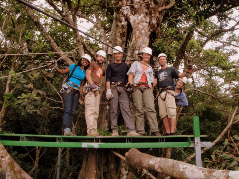 Zip line au Costa Rica