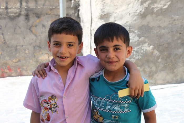Enfants à Urfa dans l'est de la Turquie