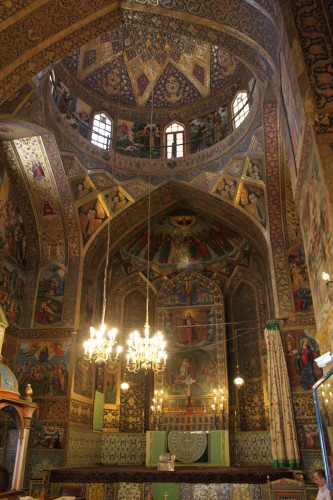 Eglise arménienne, quartier de Jolfa, Isfahan 