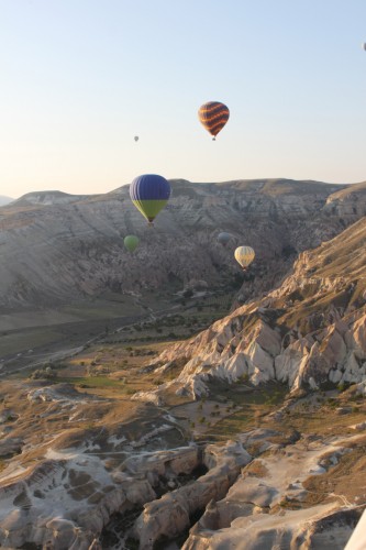 Voller en montgolfière en Turquie