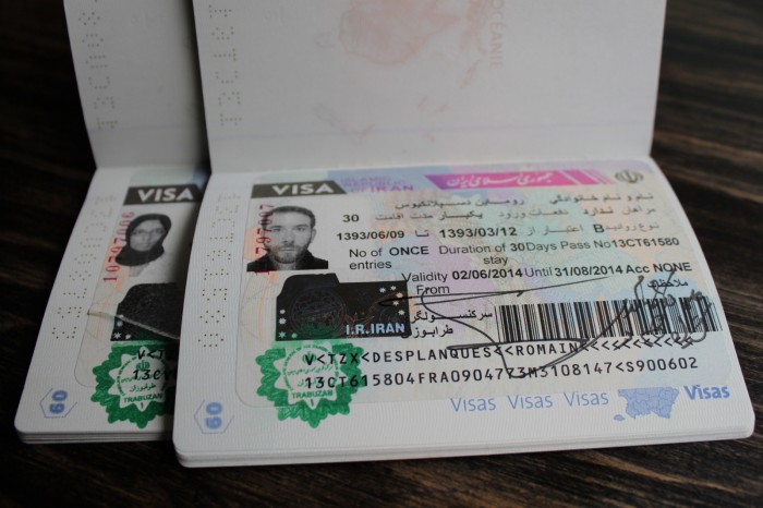 Obtention du visa iranien à Trabzon
