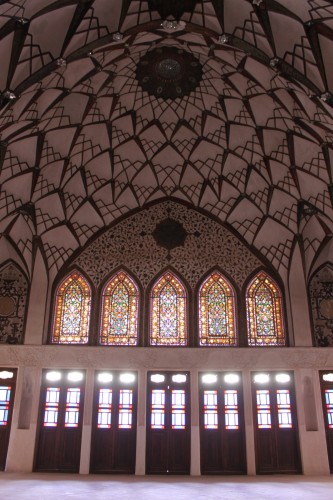 Les magnifiques vitraux de la maison Tabatabaei