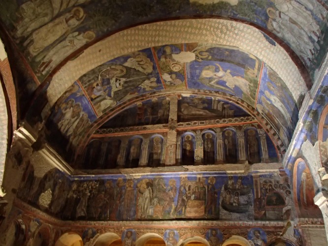 Plafond d'une église dans la vallée d'Ihlara