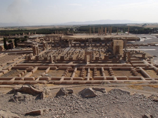 Vue du site de Persepolis