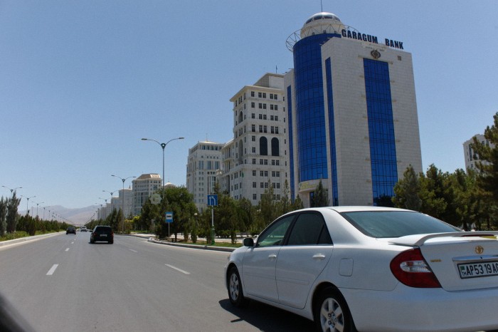 Dans les rues d'Ashgabat