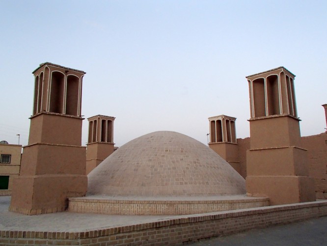Pièges à vent à Yazd