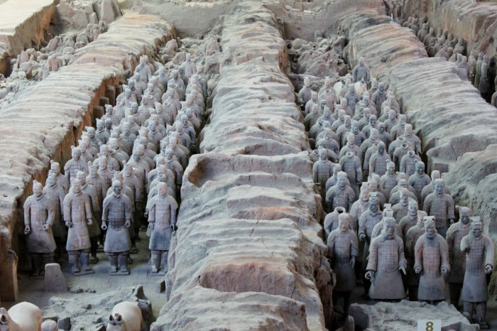 fantassin armée de terre cuite de xi'an