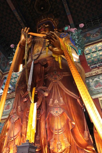 statue de Bouddha dans le temple des Lamas