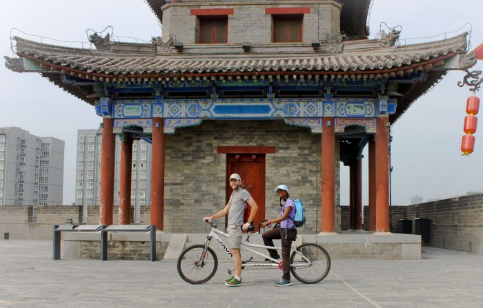 Tandem sur la muraille de Xi'an