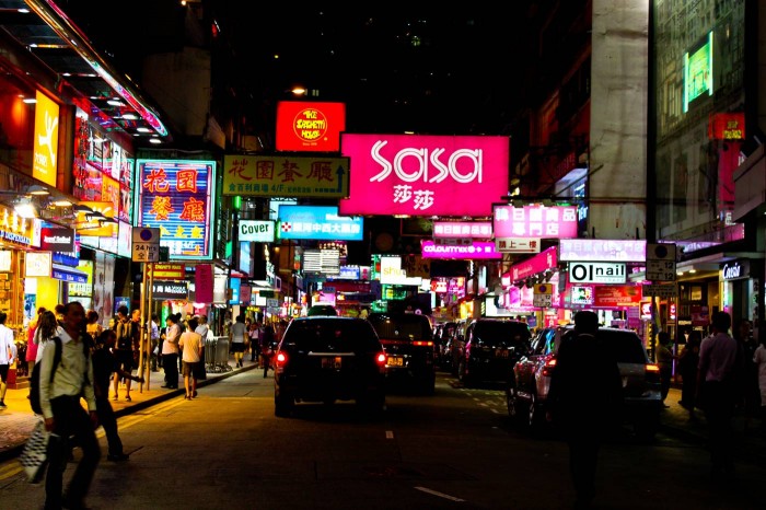 Rue de Hong Kong dans Causeway Bay