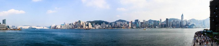 La skyline de Hong Kong le jour