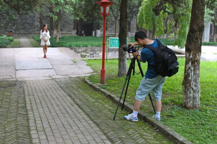 Une jolie fille à Nanjing