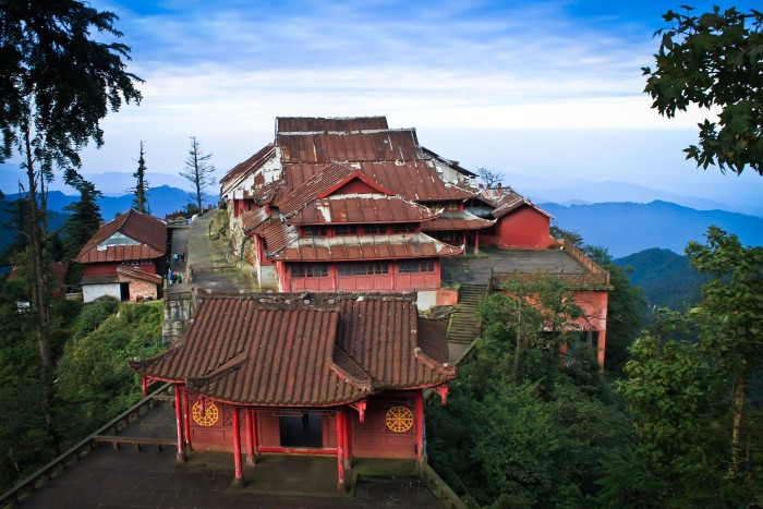 Emei Shan Monastère du Bain de L'Elephant