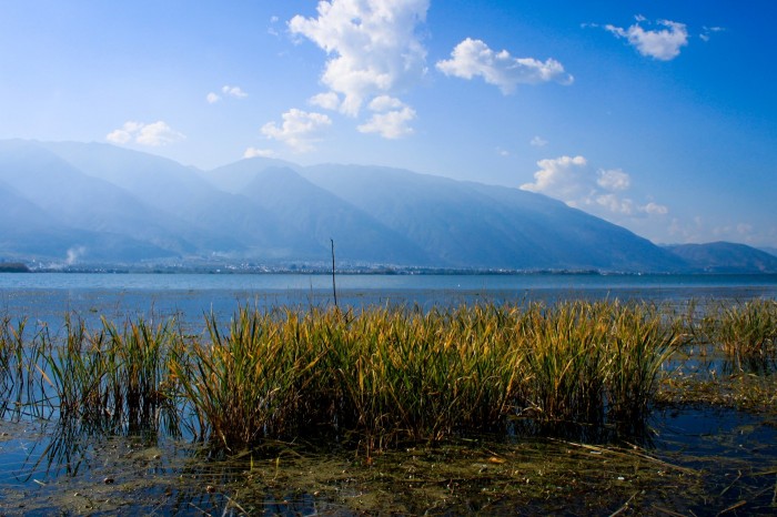 Lac Erhai près de Dali au Yunnan