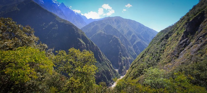 Les Gorges du Saut de Tigre, vue sur la vallée