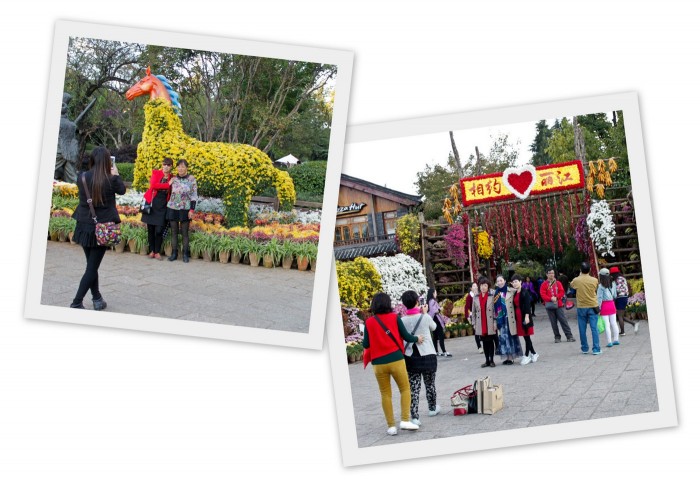 Touristes chinois à Lijiang