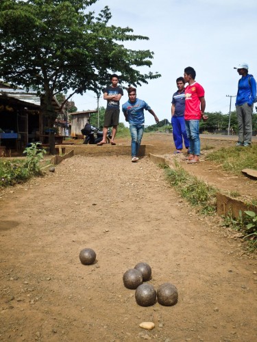 Pétanque au Laos