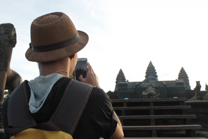 Angkor Wat et ses touristes