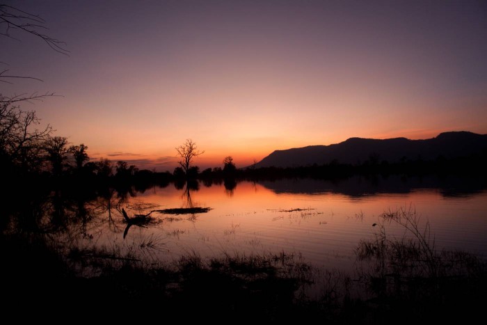 coucher du soleil, preah vihear